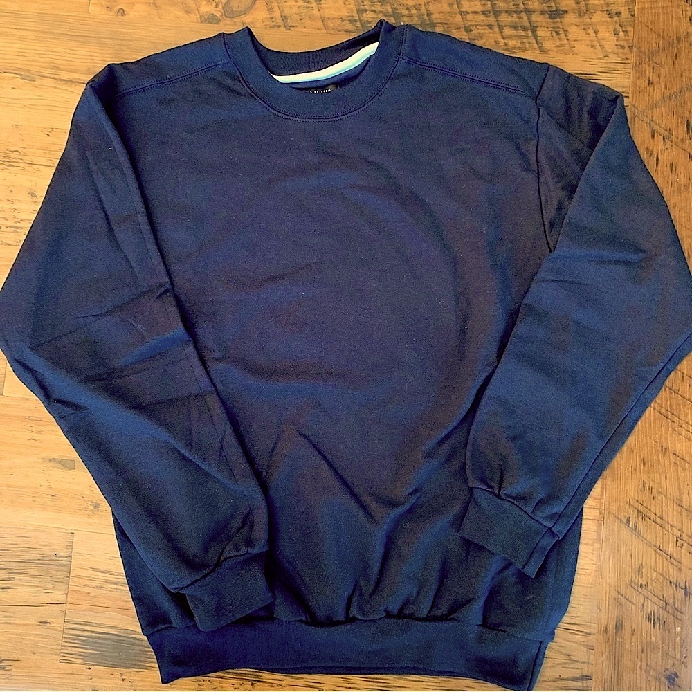 Anvil Black Crewneck Sweatshirt